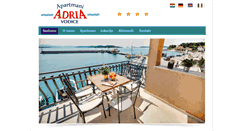 Desktop Screenshot of apartmani-adria.com